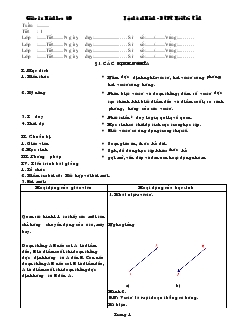 Giáo án Hình học 10 PTDT Nội Trú Tỉnh