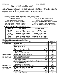 Giáo án hình học 10a