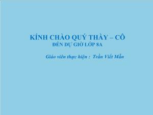 Giáo án Hình học 8 Bài 1 Hình hộp chữ nhật