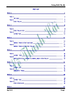 Giáo án Hình học 8  học kỳ I Trường THCS Tấn Mỹ