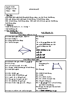 Giáo án Hình học 8 năm học 2006- 2007