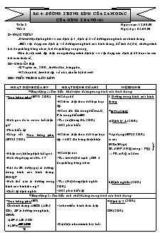 Giáo án Hình học 8 năm học 2008- 2009 Tiết 1 Bài 4 Đường trung bình của tam giác của hình thang (tiếp)