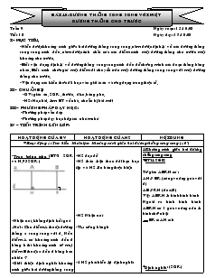 Giáo án Hình học 8 năm học 2008- 2009 Tiết 18 Bài 10 Đường thẳng song song với một đường thẳng cho trước