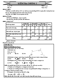 Giáo án Hình học 8 năm học 2008- 2009 Tiết 25 Kiểm tra chương I