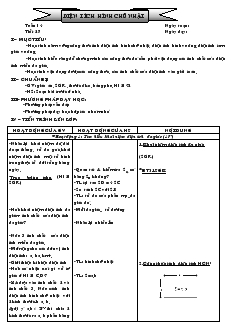 Giáo án Hình học 8 năm học 2008- 2009 Tiết 27 Diện tích hình chữ nhật
