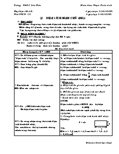 Giáo án Hình học 8 năm học 2009- 2010 Tiết 27 Diện tích hình chữ nhật