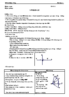 Giáo án Hình học 8 Tiết 11 Luyện Tập