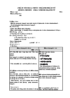 Giáo án Hình học 8 Tiết 11 Phân tích đa thức thành nhân tử bằng phương pháp nhóm hạng tử