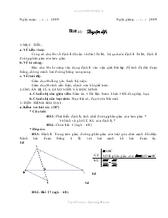Giáo án Hình học 8 Tiết 41: Luyện tập