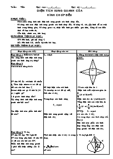 Giáo án Hình học 8 tiết 64 Diện tích xung quanh của hình chóp đều