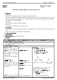 Giáo án Hình hoc 8 Trường THCS Liêng Srônh