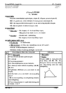 Giáo án Hình học 8 Trường THCS Nguyễn Du