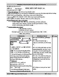 Giáo án Hình học 8 từ tiết 56 đến tiết 60 Trường trung học cơ sở Quang Trung