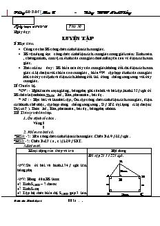 Giáo án Hình học 8 Tuần 16 Trường THCS Ninh Thắng