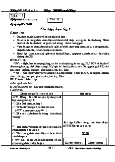 Giáo án Hình học 8 Tuần 17 Trường THCS Ninh Thắng