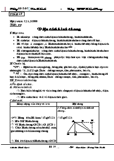 Giáo án Hình học 8 Tuần 19 Tiết 33 Diện tích hình thang Trường THCS Khánh Trung