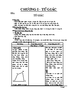 Giáo án Hình học 8