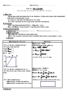 Giáo án Hình học lớp 8 năm học 2005- 2006 Tiết 29 Thực hành (xác định diện tích hình chữ nhật , diện tích tam giác )