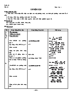 Giáo án môn Đại số lớp 8 - Tiết 49: Luyện tập