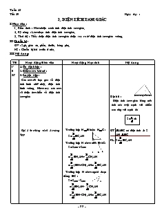 Giáo án môn Hình học lớp 8 - Tiết 29: Diện tích tam giác