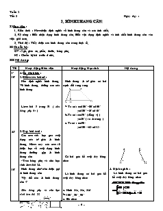 Giáo án môn Hình học lớp 8 - Tiết 3: Hình thang cân