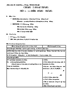 Giáo án Toán 6 Trường THCS Cốc Mý chương I Đoạn thẳng