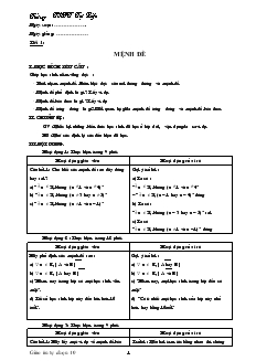 Giáo án tự chọn 10 Trường THPT Tự Lập