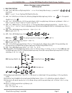 Tài liệu bồi dưỡng học sinh giỏi khối 10 môn đại số