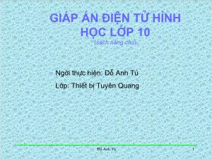 Thiết kế bài giảng Hình học 10 Bài 4 Tích của hai vectơ với một số (tiết 1)