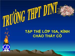 Bài giảng Đại số 10 Số trung bình cộng, số trung vị, mốt