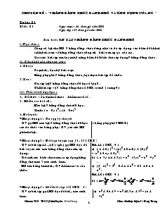 Chuyên đề : “7 hằng đẳng thức đáng nhớ và ứng dụng của nó ”