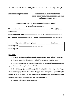Đề Kiểm tra đội tuyển hsg giải toán trên máy tính cầm tay năm học 2007 - 2008