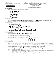Đề thi tuyển sinh lớp 10 THPT tp.HCM năm học: 2013 – 2014 đề chính thức môn toán