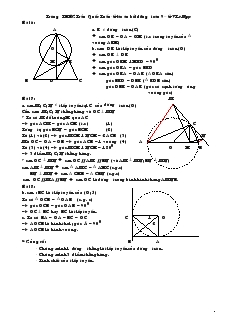 Giáo án bồi dưỡng Toán 9 - Giáo viên: Lê Ngọc