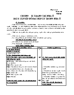 Giáo án Công nghệ lớp 6 Tuần 10 năm học 2008- 2009