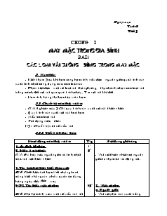 Giáo án Công nghệ lớp 6 Tuần 2 năm học 2008- 2009