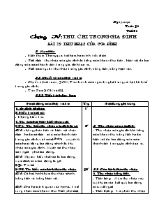 Giáo án Công nghệ lớp 6 Tuần 31 năm học 2008- 2009