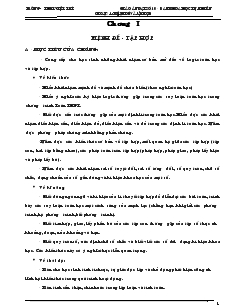 Giáo án Đại số 10 - Ban khoa học tự nhiên chương 1: Mệnh đề và tập hợp