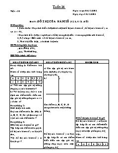 Giáo án Đại số 7 Tuần 16 năm học 2012- 2013