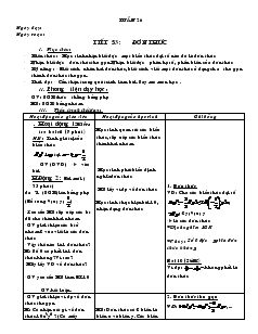 Giáo án Đại số 7 Tuần 26 năm học 2012- 2013