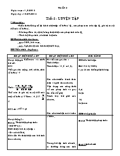 Giáo án Đại số 7 Tuần 3 + 4 năm học 2012- 2013