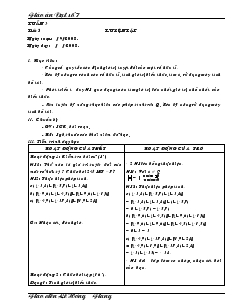 Giáo án Đại số 7 - Tuần 3 - Tiết 5 : Luyện tập