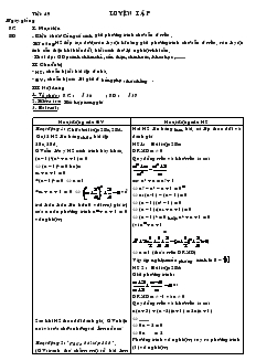 Giáo án Đại số 8 từ tiết 49 đến tiết 56