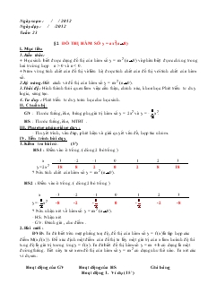 Giáo án Đại số 9 - Học kỳ II