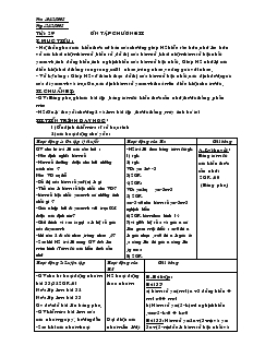 Giáo án Đại số 9 năm học 2006- 2007 - Tiết 29 : Ôn tập chương II