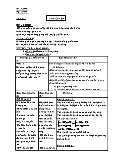 Giáo án Đại số 9 năm học 2006- 2007 - Tiết 42 : Luyện tập