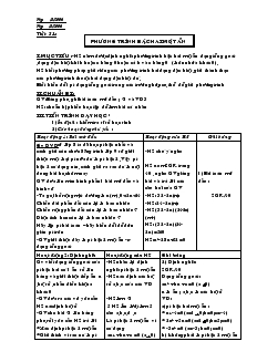 Giáo án Đại số 9 năm học 2006- 2007 - Tiết 51 : Phương trình bậc hai một ẩn