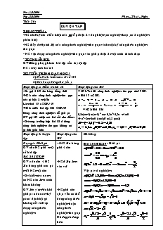 Giáo án Đại số 9 năm học 2006- 2007 - Tiết 56 : Luyện tập