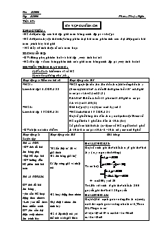 Giáo án Đại số 9 năm học 2006- 2007 - Tiết 69 : Ôn tập cuối năm