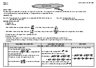 Giáo án Đại số 9 năm học 2007- 2008 - Tuần 6 - Tiết 11: Luyện tập
